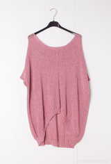 Strick Shirt Lameé- Blush