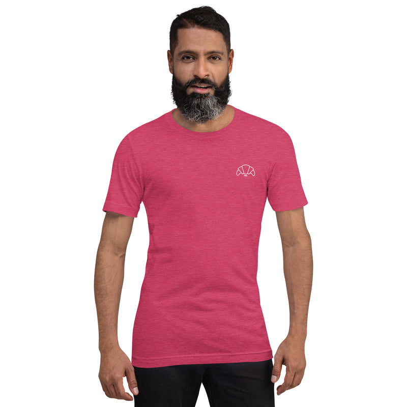 CROISSANT SAW. Unisex-T-Shirt- verschiedene Farbtypen