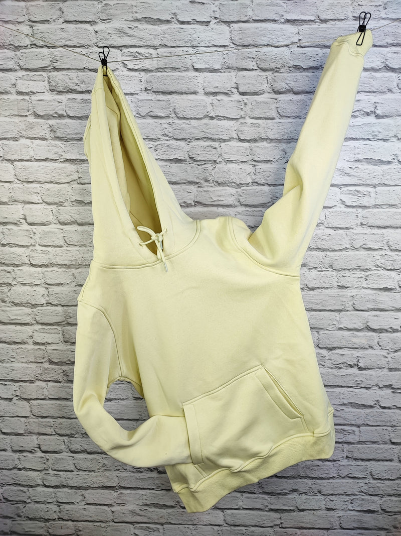COLLAGE HOODIE UNISEX – SOFT YELLOW