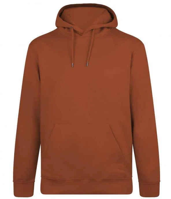 UNISEX SWEATSHIRT HOODIES ORGANIC COTTON – DARK ORANGE