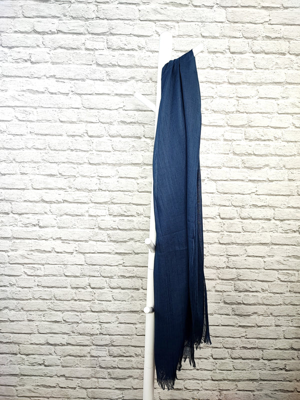 PURE & COZY SCHAL- NAVY