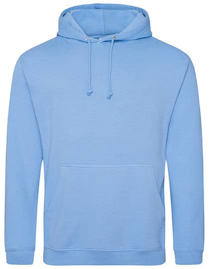 COLLAGE HOODIE UNISEX- KORNBLUMENBLAU