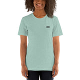 saw. Kollektion Unisex-T-Shirt mit saw. Logo- verschiedene Farben und Farbtypen